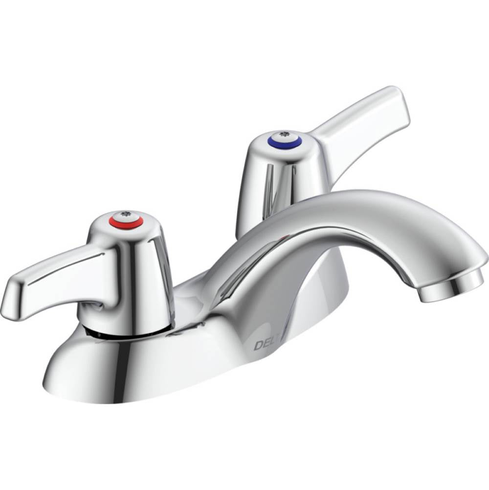 Delta Commercial - Commercial 21C: Two Handle Centerset Bathroom Faucet - Less Pop-Up - Chrome