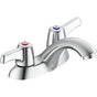 Delta Commercial - Commercial 21C: Two Handle Centerset Bathroom Faucet - Less Pop-Up - Chrome