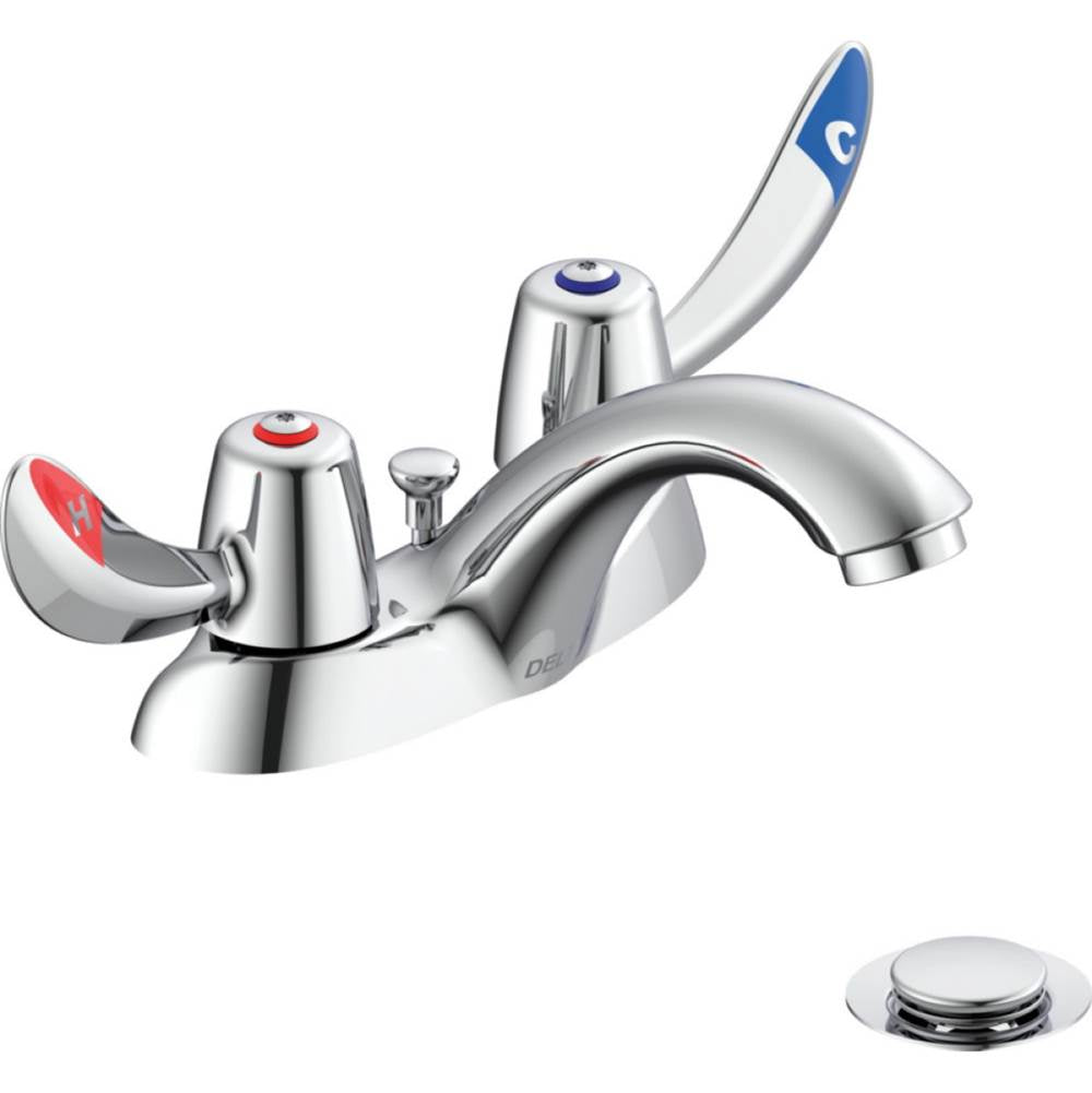 Delta Commercial - Commercial 21C: Two Handle Centerset Bathroom Faucet - Chrome