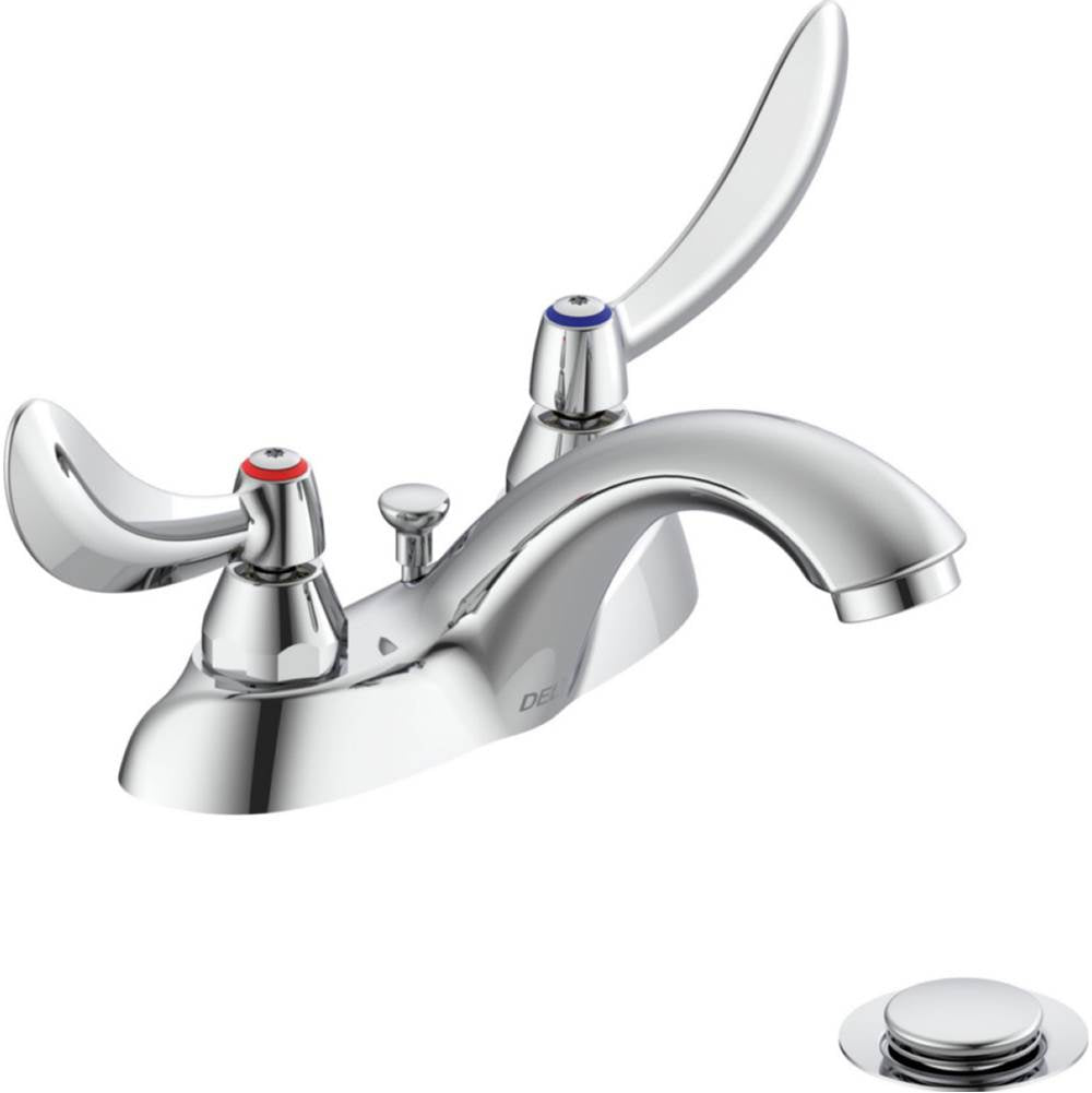 Delta Commercial - Commercial 21C: Two Handle Centerset Bathroom Faucet - Chrome