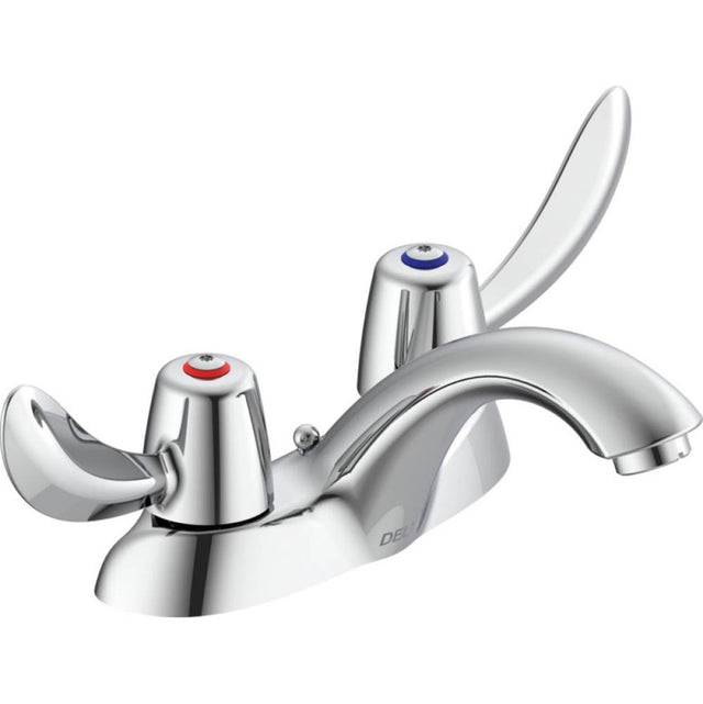 Delta Commercial - Commercial 21C: Two Handle Centerset Bathroom Faucet with Chain Stay - Chrome