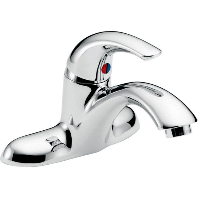 Delta Commercial - Commercial 22C: Single Handle Centerset Bathroom Faucet - Less Pop-Up - Chrome
