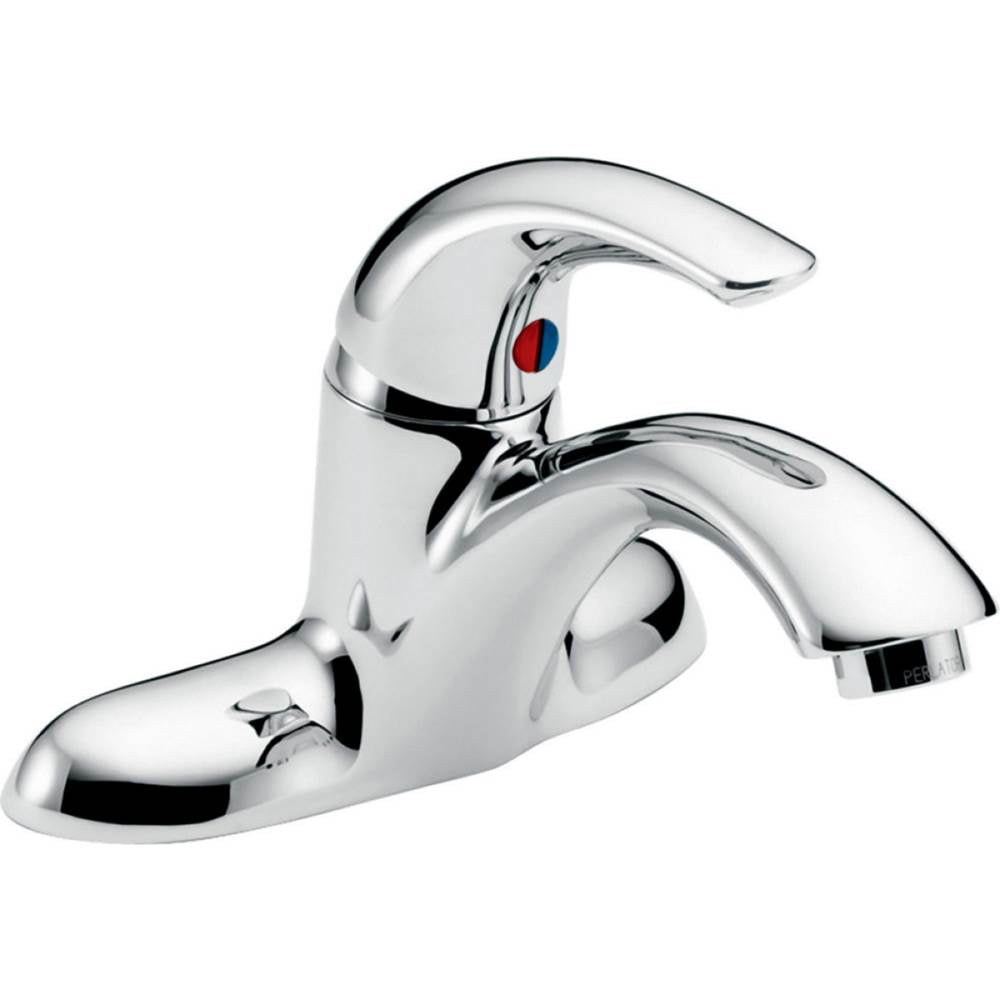 Delta Commercial - Commercial 22C: Single Handle Centerset Bathroom Faucet - Less Pop-Up - Chrome