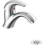 Delta Commercial - Commercial 22C: Single Handle Single Hole Bathroom Faucet with Grid Strainer - Chrome