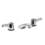 Delta Commercial - Commercial 23C1: Two Handle Widespread Bathroom Faucet - Less Pop-Up - Chrome