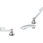 Delta Commercial - Commercial 23C1: Two Handle Widespread Bathroom Faucet - Less Pop-Up - Chrome
