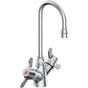 Delta Commercial - Commercial 25C3: Two Handle Single Shank Mixing Faucet - Chrome