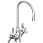 Delta Commercial - Commercial 25C3: Two Handle Single Shank Mixing Faucet - Chrome