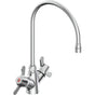 Delta Commercial - Commercial 25C3: Two Handle Single Shank Mixing Faucet - Chrome