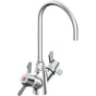 Delta Commercial - Commercial 25C3: Two Handle Single Shank Mixing Faucet - Chrome