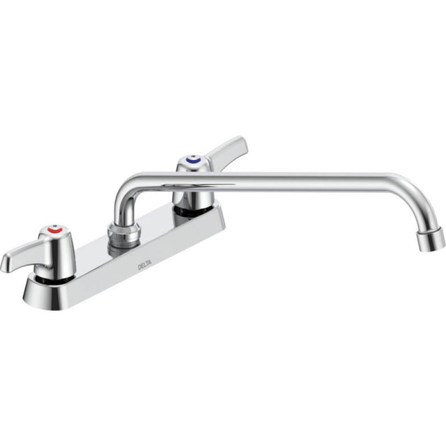 Delta Commercial - Commercial 26C3: Two Handle Deck-Mount Faucet - Chrome