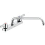 Delta Commercial - Commercial 26C3: Two Handle Deck-Mount Faucet - Chrome