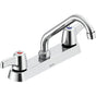 Delta Commercial - Commercial 26C3: 8'' Cast Deck Mount Faucet - Chrome