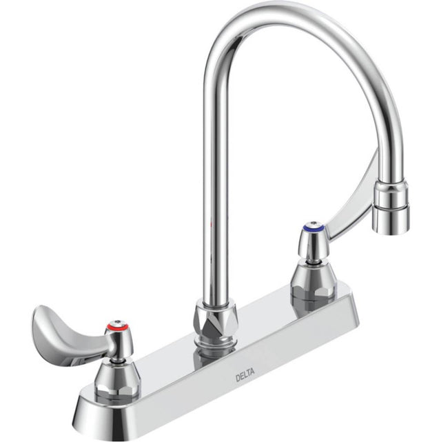 Delta Commercial - Commercial 26C3: 8'' Cast Deck Mount - Chrome