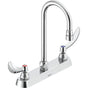 Delta Commercial - Commercial 26C3: 8'' Cast Deck Mount Faucet - Chrome