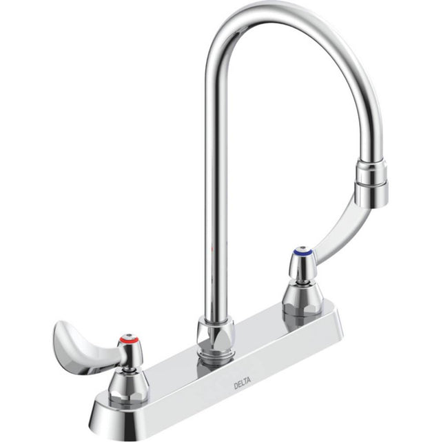 Delta Commercial - Commercial 26C3: 8'' Cast Deck Mount - Chrome