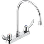 Delta Commercial - Commercial 26C3: 8'' Cast Deck Mount Faucet - Chrome