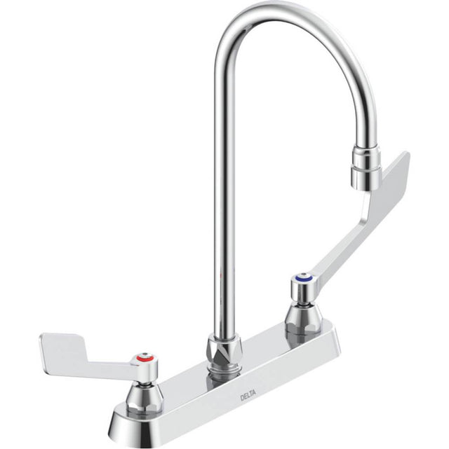 Delta Commercial - Commercial 26C3: 8'' CAST DECKMOUNT - Chrome