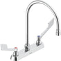 Delta Commercial - Commercial 26C3: 8'' Cast Deck Mount Faucet - Chrome
