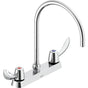 Delta Commercial - Commercial 26C3: 8'' Cast Deck Mount - Chrome