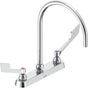 Delta Commercial - Commercial 26C3: Two Handle Deckmount Faucet - Chrome