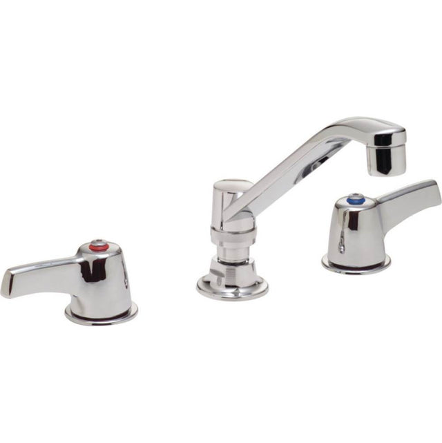 Delta Commercial - Commercial 27C1 / 27C2: Two Handle 8'' Below Deck Mount Faucet - Chrome