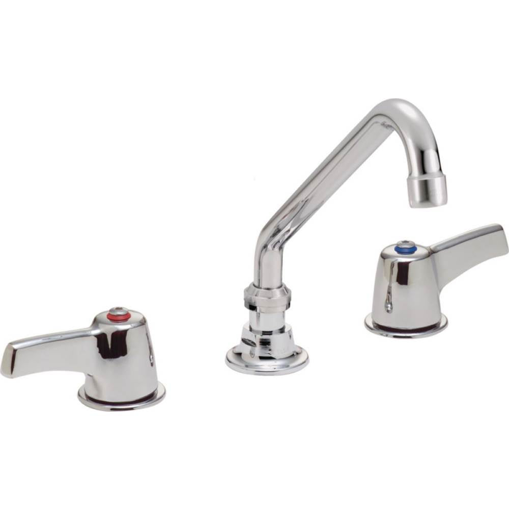 Delta Commercial - Commercial 27C1 / 27C2: Two Handle 8'' Below Deck Mount Faucet - Chrome