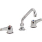 Delta Commercial - Commercial 27C1 / 27C2: Two Handle 8'' Below Deck Mount Faucet - Chrome