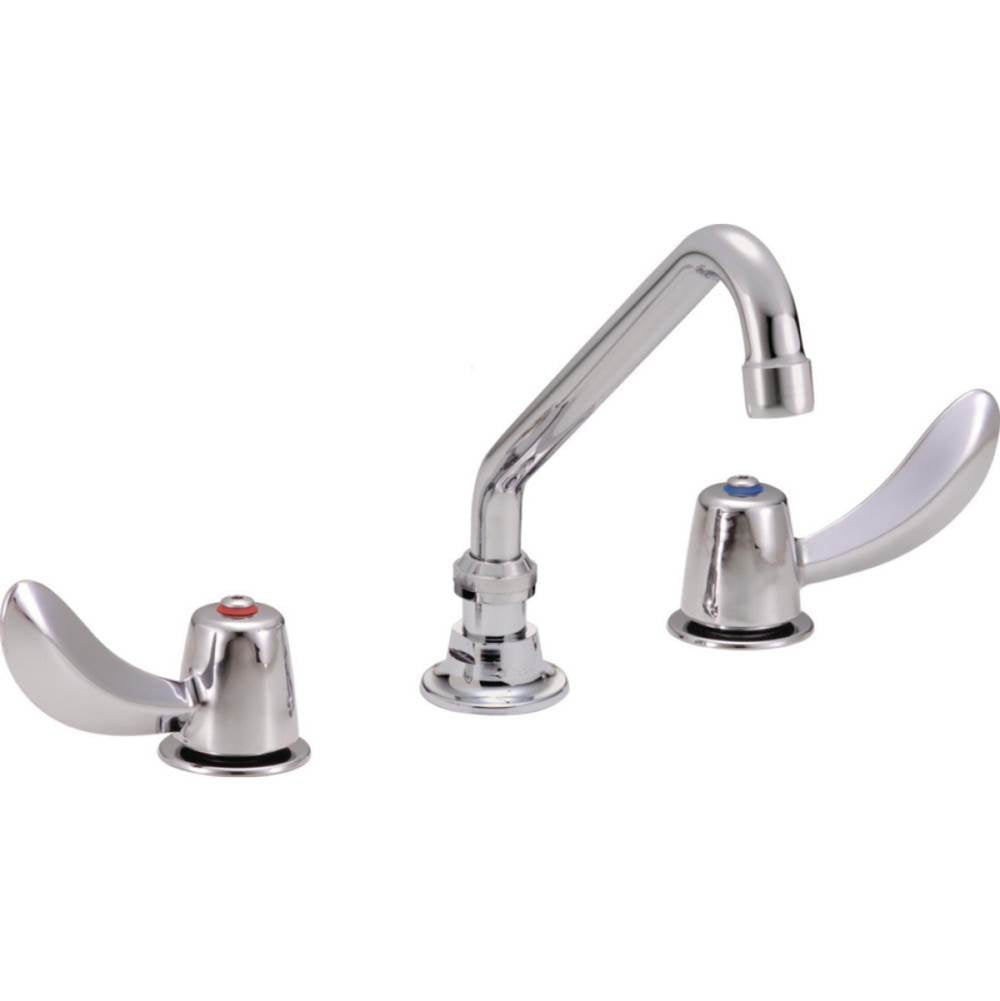 Delta Commercial - Commercial 27C1 / 27C2: Two Handle 8'' Below Deck Mount Faucet - Chrome