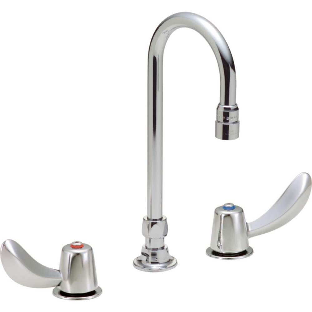 Delta Commercial - Commercial 27C1 / 27C2: Two Handle 8'' Below Deck Mount Faucet - Chrome