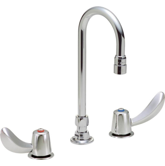 Delta Commercial - Commercial 27C1 / 27C2: Two Handle 8'' Below Deck Mount Faucet - Chrome