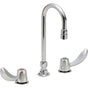 Delta Commercial - Commercial 27C1 / 27C2: Two Handle 8'' Below Deck Mount Faucet - Chrome