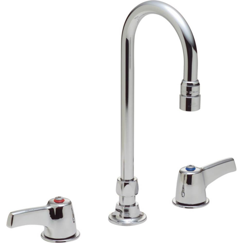 Delta Commercial - Commercial 27C1 / 27C2: Two Handle 8'' Below Deck Mount Faucet - Chrome
