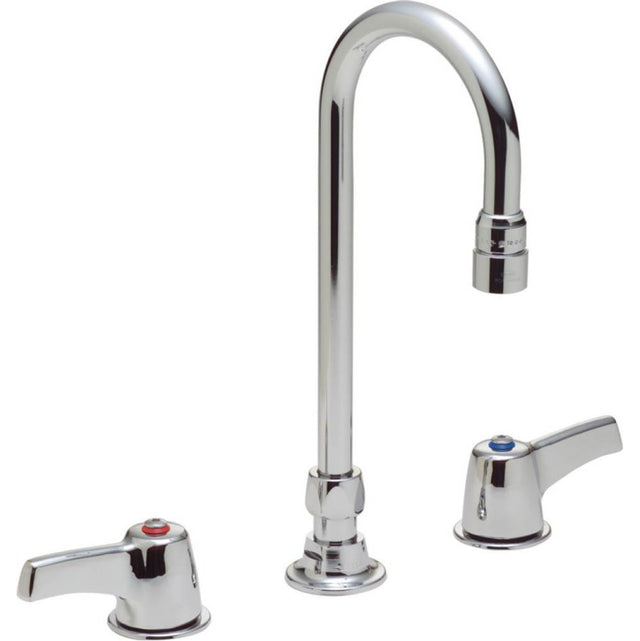Delta Commercial - Commercial 27C1 / 27C2: Two Handle 8'' Below Deck Mount Faucet - Chrome