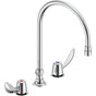 Delta Commercial - Commercial 27C1 / 27C2: Two Handle 8'' Below Deck Mount Faucet - Chrome
