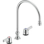 Delta Commercial - Commercial 27C1 / 27C2: Two Handle 8'' Below Deck Mount Faucet - Chrome