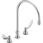 Delta Commercial - Commercial 27C1 / 27C2: Two Handle 8'' Below Deck Mount Faucet - Chrome