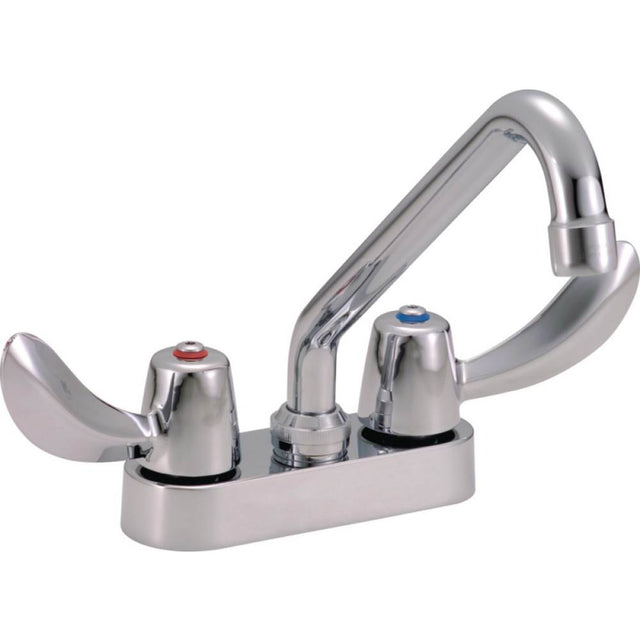Delta Commercial - Commercial 27C4 / 27C5 / 27C6: Two Handle 4'' Deck Mount Faucet - Chrome