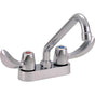 Delta Commercial - Commercial 27C4 / 27C5 / 27C6: Two Handle 4'' Deck Mount Faucet - Chrome