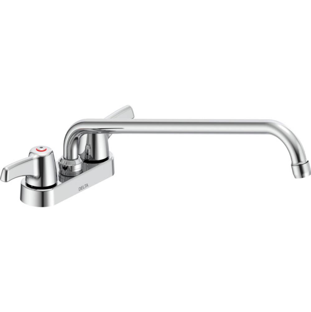 Delta Commercial - Commercial 27C4 / 27C5 / 27C6: 4'' Cast Deck Mount - Chrome
