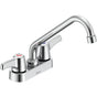 Delta Commercial - Commercial 27C4 / 27C5 / 27C6: Two Handle 4'' Deck Mount Faucet - Chrome