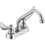 Delta Commercial - Commercial 27C4 / 27C5 / 27C6: Two Handle 4'' Deck Mount Faucet - Chrome