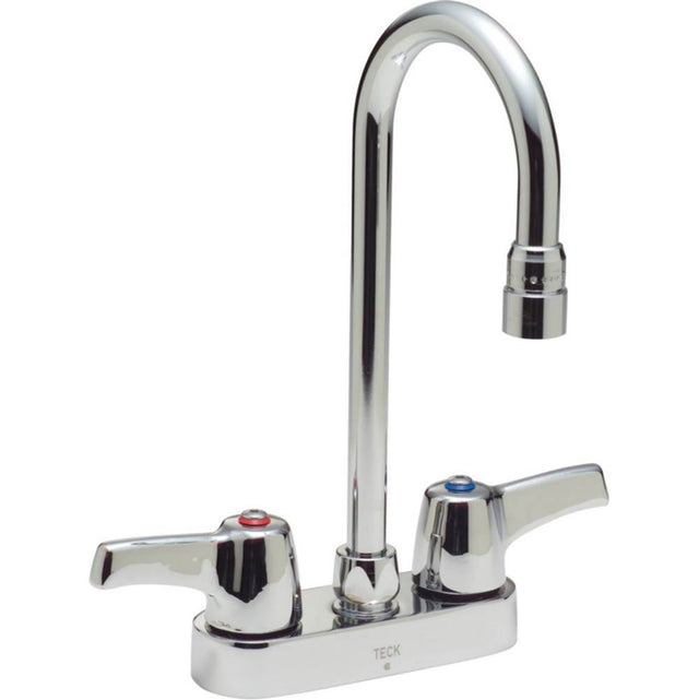 Delta Commercial - Commercial 27C4 / 27C5 / 27C6: Two Handle 4'' Deck Mount Faucet - Chrome