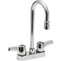 Delta Commercial - Commercial 27C4 / 27C5 / 27C6: Two Handle 4'' Deck Mount Faucet - Chrome