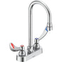 Delta Commercial - Commercial 27C4 / 27C5 / 27C6: Two Handle 4'' Deck Mount Faucet - Chrome