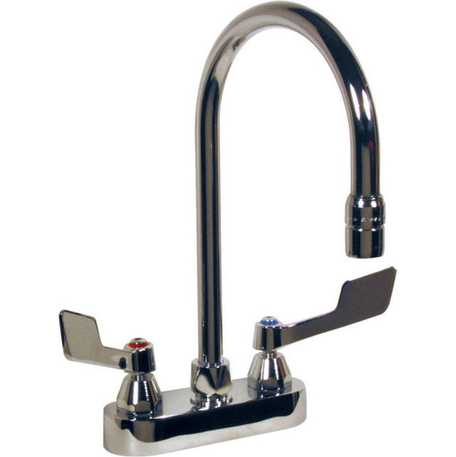 Delta Commercial - Commercial 27C4 / 27C5 / 27C6: Two Handle 4'' Deck Mount Faucet - Chrome