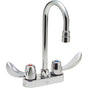 Delta Commercial - Commercial 27C4 / 27C5 / 27C6: Two Handle 4'' Deck Mount Faucet - Chrome