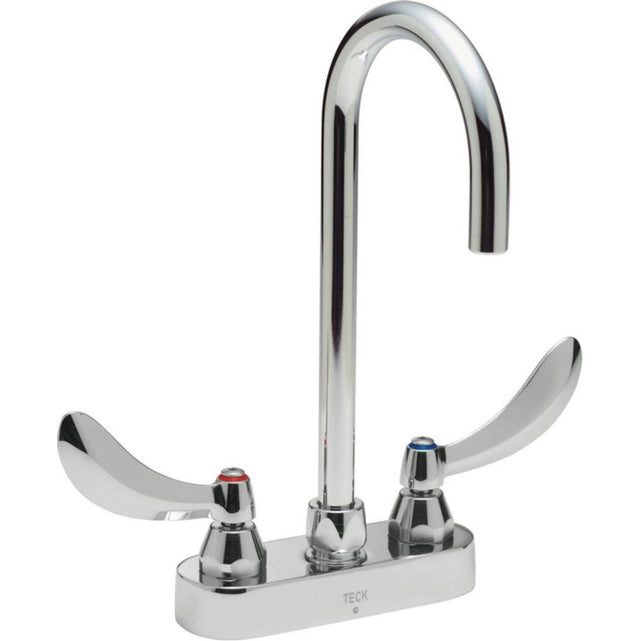 Delta Commercial - Commercial 27C4 / 27C5 / 27C6: Two Handle 4'' Deck Mount Faucet - Chrome