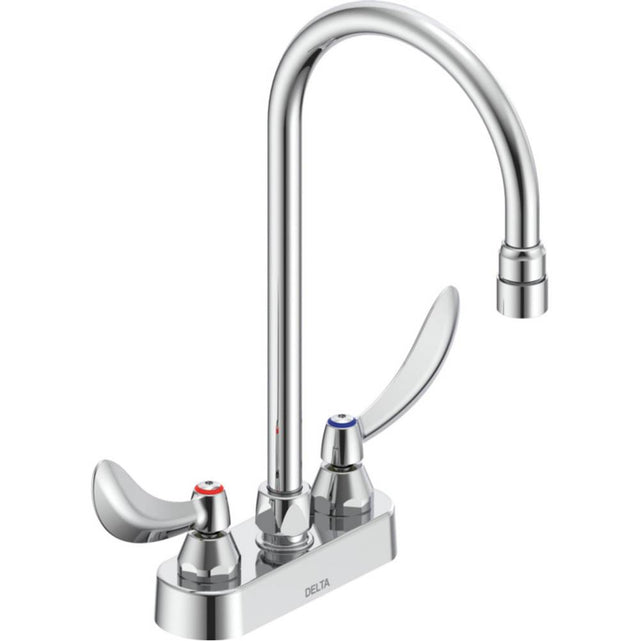 Delta Commercial - Commercial 27C4 / 27C5 / 27C6: 4'' Cast Deck Mount - Chrome