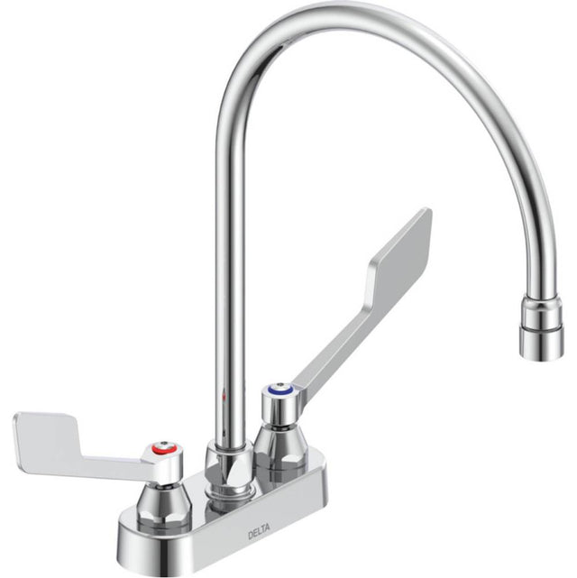 Delta Commercial - Commercial 27C4 / 27C5 / 27C6: 4'' Cast Deck Mount - Chrome